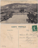 CPA Rouen Les Ponts Et La Côte Sainte-Catherine - Vue Pris Du Transbordeur 1911 - Autres & Non Classés