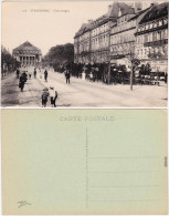 Straßburg Strasbourg Place Broglie - Cafe Ansichtskarte CPA 1912 - Strasbourg