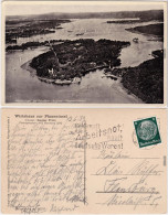 Potsdam Luftbild Pfaueninsel Ansichtskarte 1934 - Potsdam