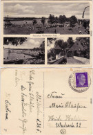 Mutzschen Naturbad, Schlosseingang 3 Bild N Grimma Leipzig Ansichtskarte 1945 - Autres & Non Classés