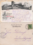Großvoigtsberg Großschirma 3 Bild: Gasthof, Schule Und Bahnhof 1899 - Autres & Non Classés