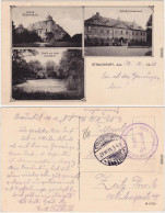 Straußfurt 3 Bild: Schloß Und Schloßpark Ansichtskarte Sömmerda 1915 - Other & Unclassified