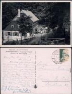 Zöblitz Partie An Der Hüttstattmühle Ansichtskarte Erzgebirge 1935 - Zöblitz