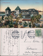 Ansichtskarte Ruhrort Duisburg Pavillon - Restaurant, Ruhrbrücke 1914 - Duisburg