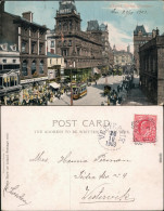 Liverpool Church Street - Belebt Vintage Postcard 1903 - Autres & Non Classés