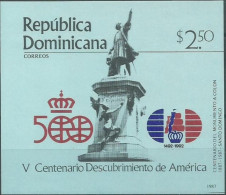 REPUBLICA DOMINICANA 1987 YT HB-38 ** - Dominican Republic