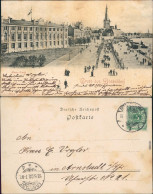 Düsseldorf Straßenpartie An Der Rheinwerft Ansichtskarte 
1900 - Düsseldorf