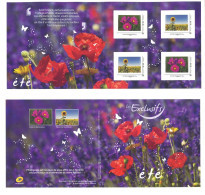 COLLECTOR - Les Exclusifs - Eté (Fleurs))  -  4 Timbres (Lettre Prioritaire ) à Validité Permanente (C 57) - Collectors