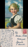 Ansichtskarte  Künstlerkarte: Mädchen Mit Ball 1921 - 1900-1949