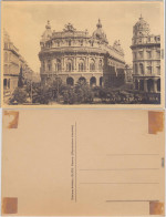 Genua Genova (Zena) Piazza De Ferrari Foto Postcard 1924 - Autres & Non Classés