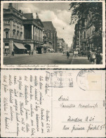 Ansichtskarte Breslau Wrocław Schweidnitzerstraße, Belebt 1942  - Poland