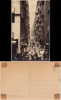 Neapel Napoli Straßenpartie Foto Ansichtskarte 
 1930 - Autres & Non Classés