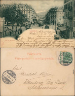 Ansichtskarte Ansichtskarte Genf Genève  Rue De Mt. Blanc 1898  - Other & Unclassified