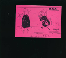 Humour Illustration Alexandre - Zoo ça Y Est, J'ai Vu Le Loup - Humor