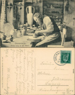 Ansichtskarte Oberammergau Anton Lang Bei Der Arbeit - Töpfer 1911  - Oberammergau
