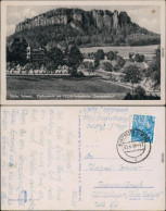 Pfaffendorf-Königstein (Sächsische Schweiz) Pfaffenstein  "Terrassenhof" 1956 - Koenigstein (Saechs. Schw.)