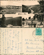 Gehren (Thüringen) Überblick, Schobsetal -  Schobsemühle, Freibad 1959 - Gehren