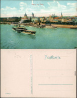 Ansichtskarte Mainz Panorama-Ansicht, Fährschiffe 1907 - Mainz