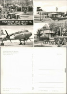 Ansichtskarte Langenbernsdorf Flugzeug - Konsum Gaststätte Waldperle 1971  - Autres & Non Classés