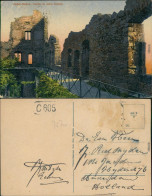 Ansichtskarte Baden-Baden Schloss Hohenbaden (Altes Schloss) 1907 - Baden-Baden