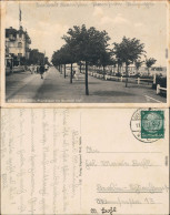 Ansichtskarte Bansin-Heringsdorf Usedom Promenade Am Bansiner Hof 1933  - Autres & Non Classés