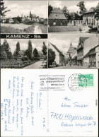 Kamenz   Kirche, Lessinghaus, Rosengarten Am Lessinghaus, Weststraße 1985 - Kamenz