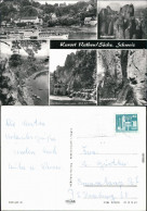 Rathen Elbdampfer, Basteibrücke, Überblick, Felsenbühen, Schwedenlöcher 1980 - Rathen