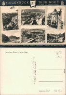 Ansichtskarte Ziegenrück/Saale Überblick, Ortsmotive, Brücke 1961 - Ziegenrück