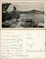 Ansichtskarte Saalburg-Ebersdorf (Saale) Bootsanlegestelle Mit Dampfer 1956 - Other & Unclassified