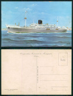 BARCOS SHIP BATEAU PAQUEBOT STEAMER [ BARCOS # 05124 ] - PORTUGAL COMPANHIA COLONIAL NAVEGAÇÃO PAQUETE MOÇAMBIQUE 1-65 - Passagiersschepen