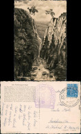 Ansichtskarte Thale (Harz) Roßtrappensprung 1958 - Otros & Sin Clasificación