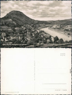 Ansichtskarte Königstein (Sächsische Schweiz) Panorama-Ansicht 1958 - Königstein (Sächs. Schw.)
