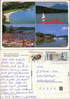 Ansichtskarte Hirschberg Am See Doksy Belebter Strand Mit Rutsche, Boote 1990 - Tchéquie