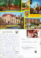 Teplitz - Schönau Teplice Parku, Socha, Zámecké Námestí, Kamenné Lázne 1985 - Tchéquie