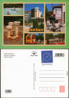 Ansichtskarte Harkány Schwimmbad, Hotel, Spielplatz, Brunnen 1995 - Hongrie