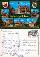 Rothenburg Ob Der Tauber Markt, Rathaus, Burg, Brunnen, Gasthof 1987 - Rothenburg O. D. Tauber
