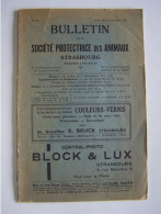 BULLETIN DE LA SOCIETE PROTECTRICE DES ANIMAUX A STRASBOURG.     100_3846 - Autres & Non Classés
