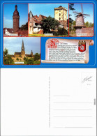 Ansichtskarte Zons-Dormagen Juddeturm, Rheinfront, Mühlenturm, Kirche 1985 - Autres & Non Classés