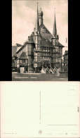 Ansichtskarte Wernigerode Rathaus 1956 - Autres & Non Classés