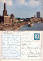 Ansichtskarte Düsseldorf Rheinpartie 1965 - Duesseldorf