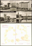 Magdeburg DDR-Mehrbild-AK Wilhelm-Pieck-Allee Interhotel  Kulturpark 1974 - Other & Unclassified