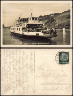 Ansichtskarte Meersburg - Konstanz - Autofähre Schiff 1933 - Meersburg