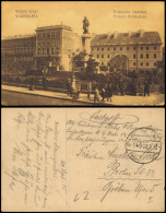 Postcard Warschau Warszawa Pomnik Mickiewicza 1915  Gel. Feldpost - Pologne