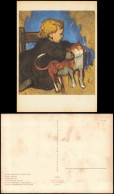 DDR Künstlerkarte PAUL GAUGUIN Kind Mit Katze Child With Cat 1969 - Schilderijen