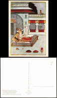 Kunst-Motiv: Indische Miniatur  Der Morgen Nach Der Liebesnacht 1972 - Zonder Classificatie