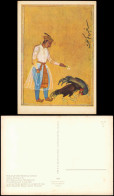 Kunst-AK: MINIATUR DER MOGHUL-SCHULE Prinz Khosrau Beim Hahnenkampf 1969 - Ohne Zuordnung