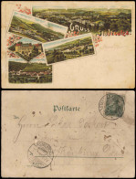 Ansichtskarte Litho AK Bad Sulza Salinenwerke Kurhaus Gruss Aus... 1902 - Bad Sulza