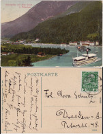 Achental Montage: Dampfer Auf Dem Achensee Ansichtskarte Tirol 1909 - Autres & Non Classés
