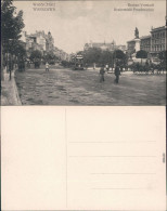 Warschau Warszawa Straßenbah - Krakauer Vorstadt - Straße 1918  - Pologne
