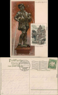 Nürnberg 2 Bild: Künstlerkarte - An Der Pegnitz U. Gänsemännchen 1908  - Nuernberg